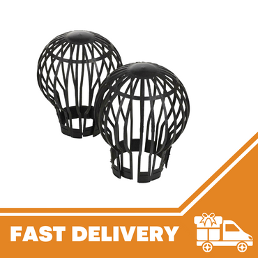 2 X Gutter Leaf Guard Downspout Drain Pipe Cover - ZYBUX